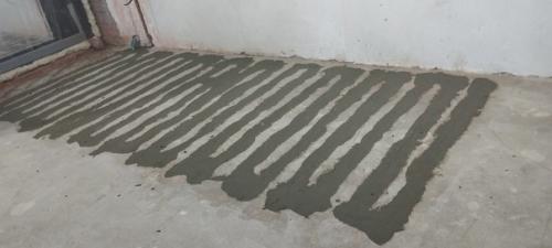 Смонтировал 5 контуров электрического тёплого пола. 05