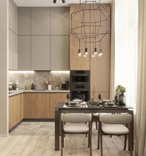 Подборка угловых кухонь. 03