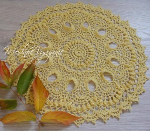 Описание вязания салфетки. 04