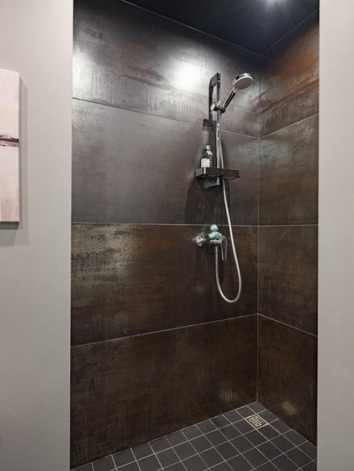 Как вам решение с черным матовым потолком в студии? 09