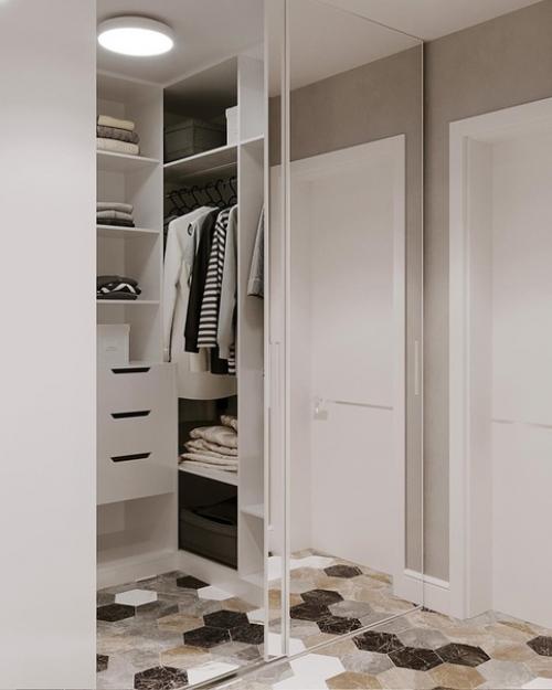 В любом интерьере крайне важно сделать удобные места для хранения вещей, иначе даже самый красивый интерьер быстро будет захламлен. 01