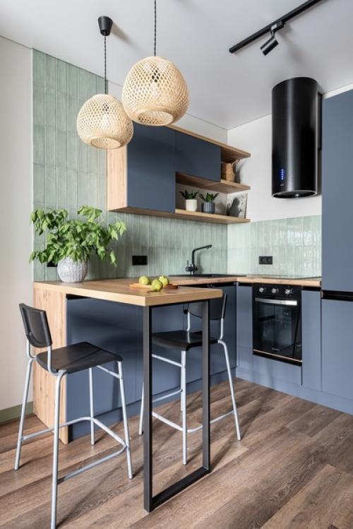 Интерьер квартиры - студии 32 кв. 03