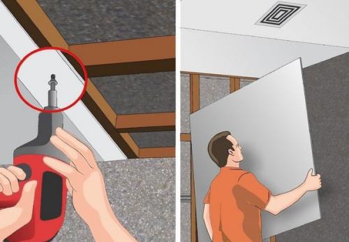 Подвесной потолок из гипсокартона. 05