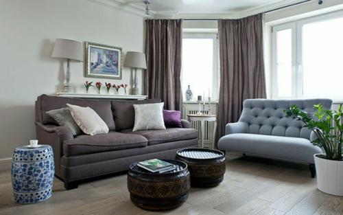 Я очень люблю то, как смотрятся декоративные подушки в интерьере гостиной. 01