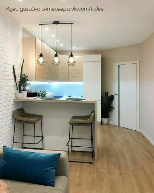 Кухня - гостиная, реализация. 04