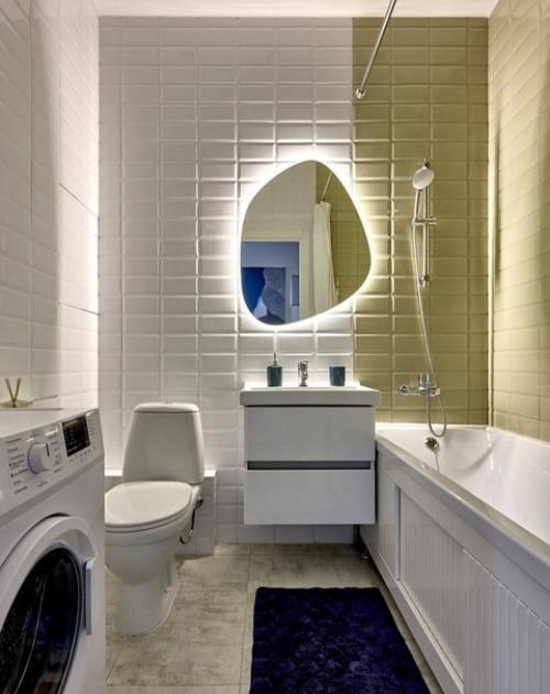 Интерьер 1-комнатной квартиры 39 м 2 в ЖК октябрьское поле в Москве. 06