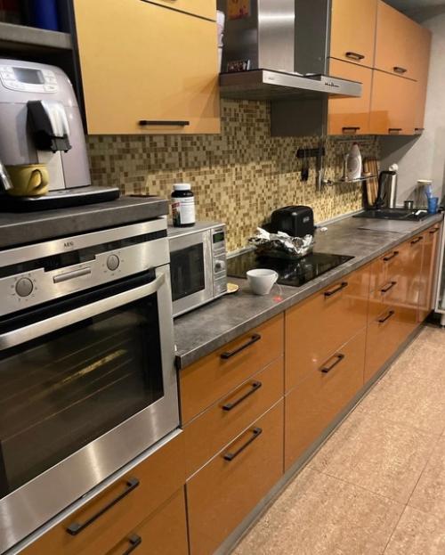 Подборка кухонь в синих оттенках линейки меловых красок Aturi Design. 03