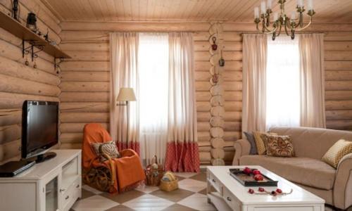 Экстерьер и дизайн интерьера загородного дома в стиле кантри. 09