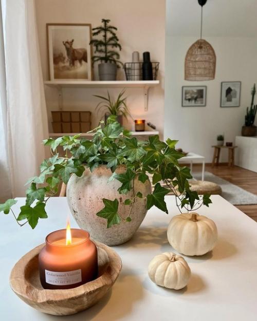 Металл, деревянные элементы, керамические поверхности - все это имеет свое место в интерьере этого уютного теплого дома. 01