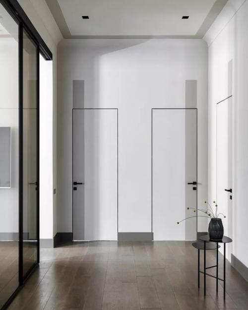 Этот проект - необычный: здесь квартира - мастерская художницы и рабочий кабинет ее мужа - бизнесмена. 07