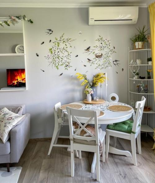 Интерьер гостиной Анны Annie_Annet_Home в панельном доме в Москве. 01