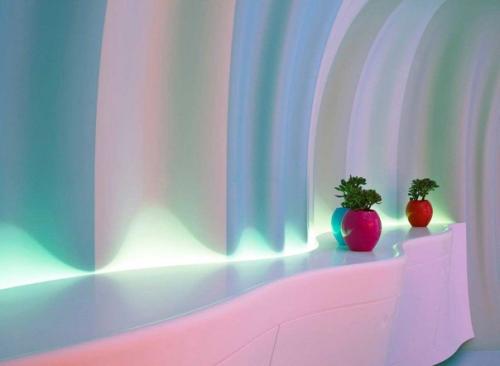 Светящийся интерьер для дома из кориана. 02 Светящийся интерьер для дома из кориана. 02