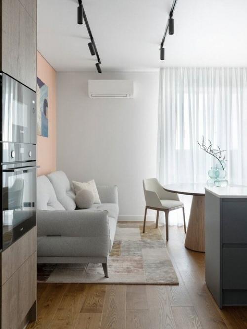 Нежный интерьер трешки для большой семьи. 01