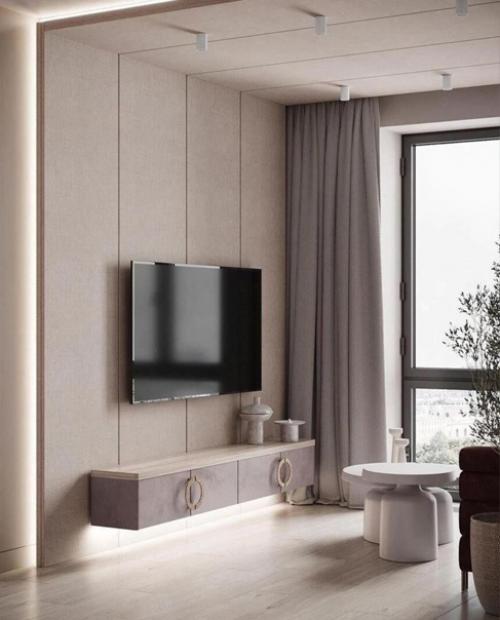 Интерьер кухни - гостиной. 04