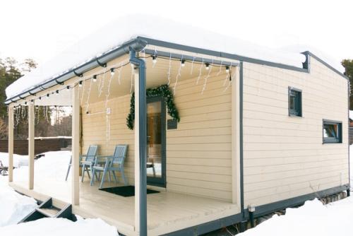 Модульный дом Норвегия 40 представляет собой идеальное жилище, включающее в себя все необходимое. 01