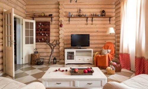 Экстерьер и дизайн интерьера загородного дома в стиле кантри. 05