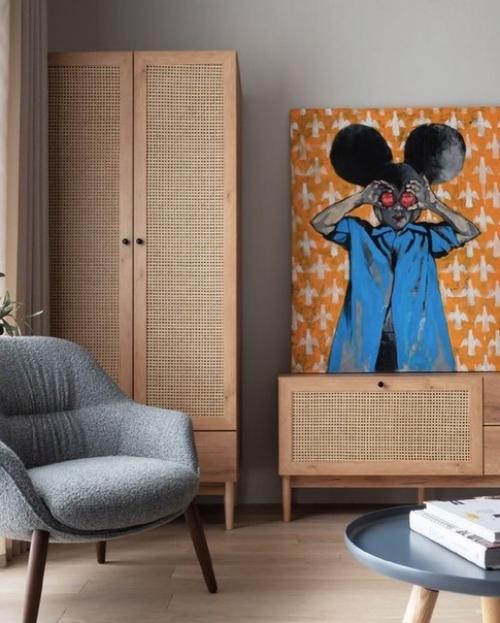 Анна и Дмитрий коробко оформили небольшую квартиру - студию площадью 32 м в новостройке. 03