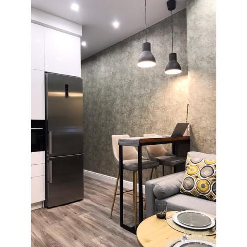 Реализация проекта квартиры - студии для молодой семьи. 06