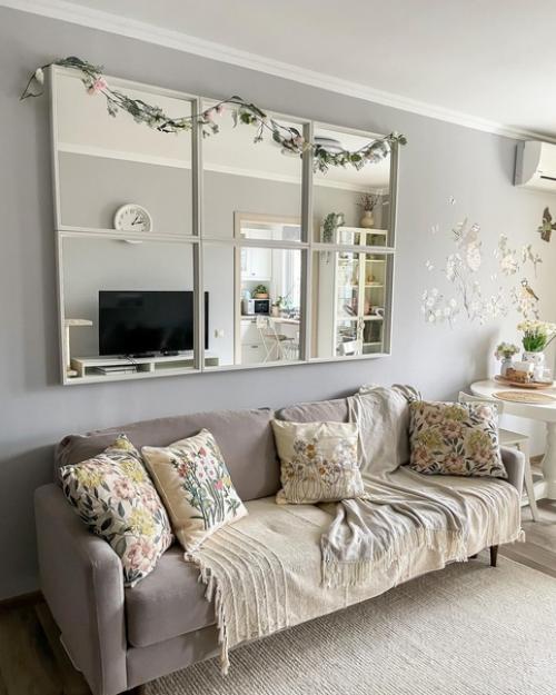 Интерьер гостиной Анны Annie_Annet_Home в панельном доме в Москве. 03