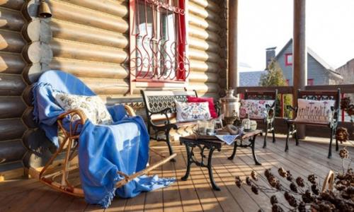 Экстерьер и дизайн интерьера загородного дома в стиле кантри. 02