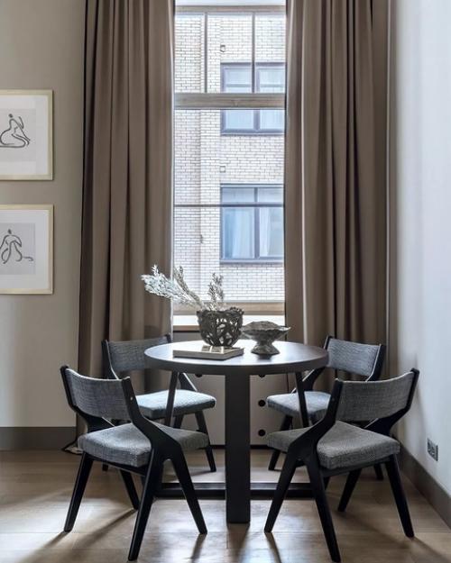 Этот проект - необычный: здесь квартира - мастерская художницы и рабочий кабинет ее мужа - бизнесмена. 04