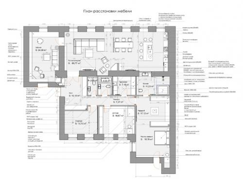 Заказчик поставил перед нами задачу сделать брутальный, мужской лофтовый интерьер, сохранив при этом исторические элементы. 08