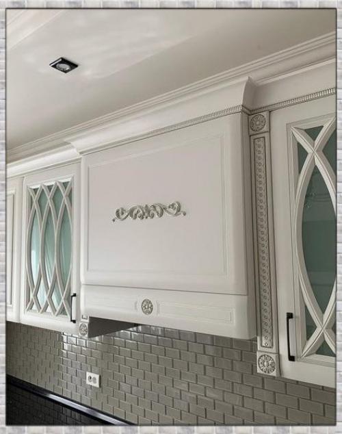 Оформленная кухня красиво. 03