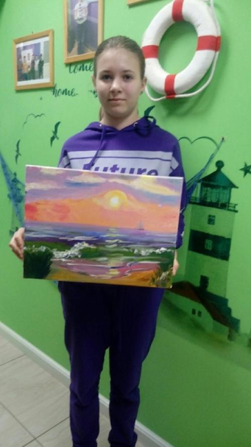 Наша студия рисования под руководством педагога петровой Василины. 07