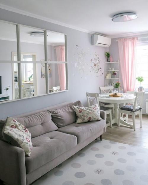 Чудесный, светлый, легкий интерьер кухни и гостиной - ремонт без дизайнера. 04