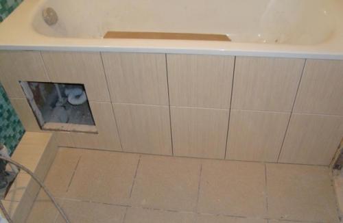 Экран под ванну своими руками. 05