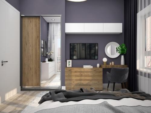 Оцените проект спальни. 01