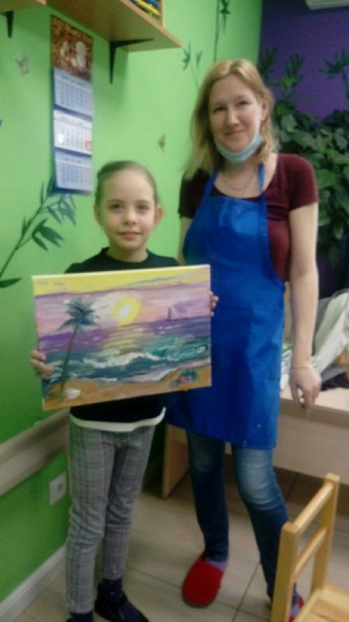 Наша студия рисования под руководством педагога петровой Василины. 01