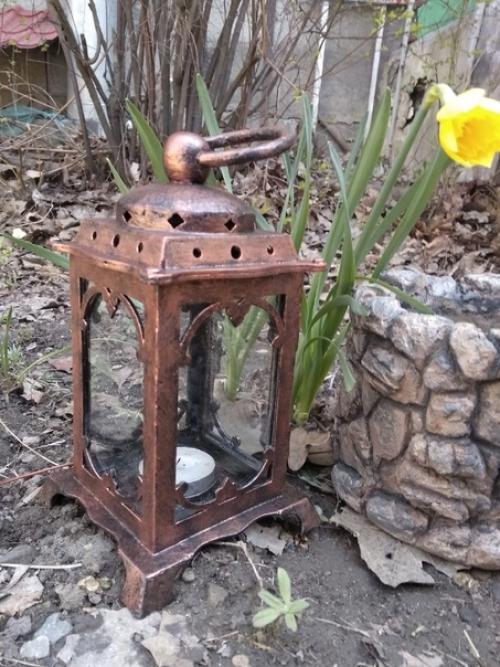 Новинка!  Подсвечник фонарь. 03