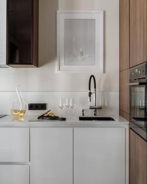 Элегантный интерьер небольшой квартиры. 01