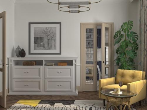 Делимся очень любопытным дизайн - проектом, разработанным для небольшой двухкомнатной квартиры? 04