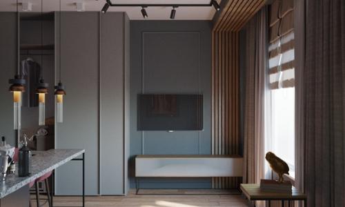 Дизайн кухни, совмещенной с гостиной - оригинальное решение, которое применяют дизайнеры при разработке почти каждого современного интерьера. 01