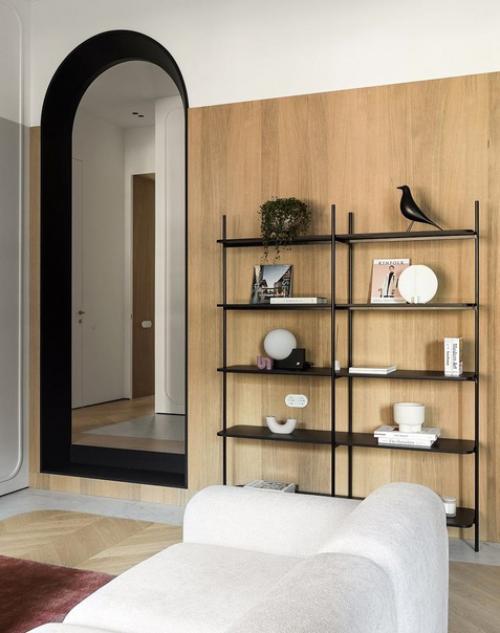 Интерьер квартиры в светлой цветовой гамме, в скандинавском стиле от Bureau Slovo. 08