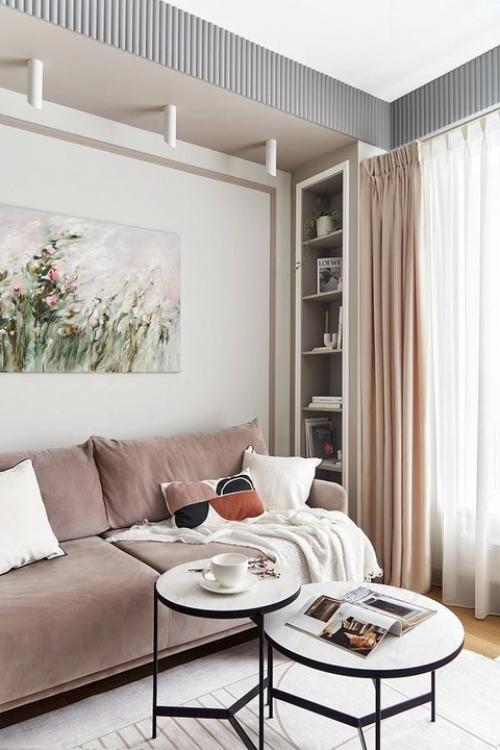 В квартире царит атмосфера весны круглый год благодаря функциональному и уютному интерьеру. 02