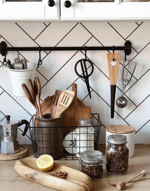 Красивые примеры. Хранения на кухне. 05