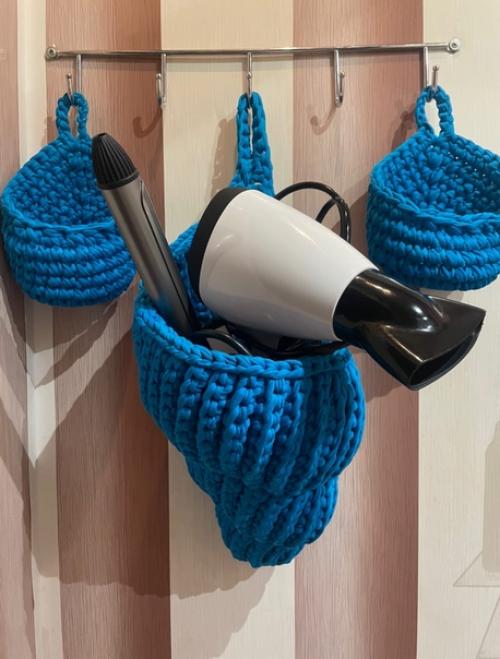 Уютные подвесные корзинки - стильный аксессуар для вашего интерьера с множеством функций. 02