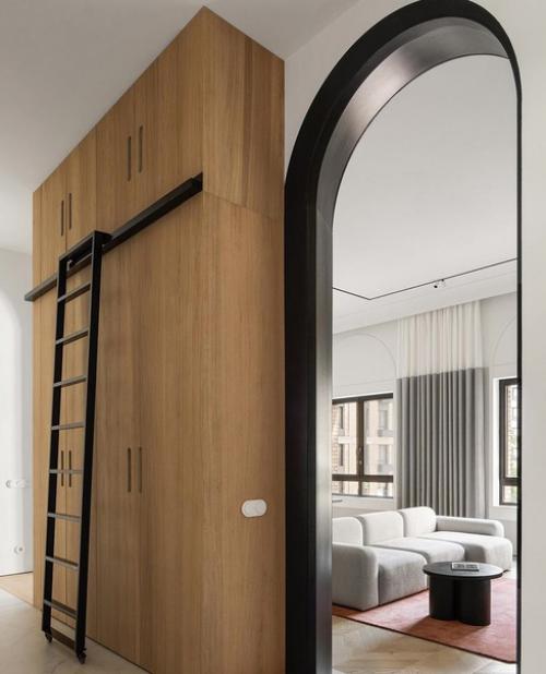 Интерьер квартиры в светлой цветовой гамме, в скандинавском стиле от Bureau Slovo. 06