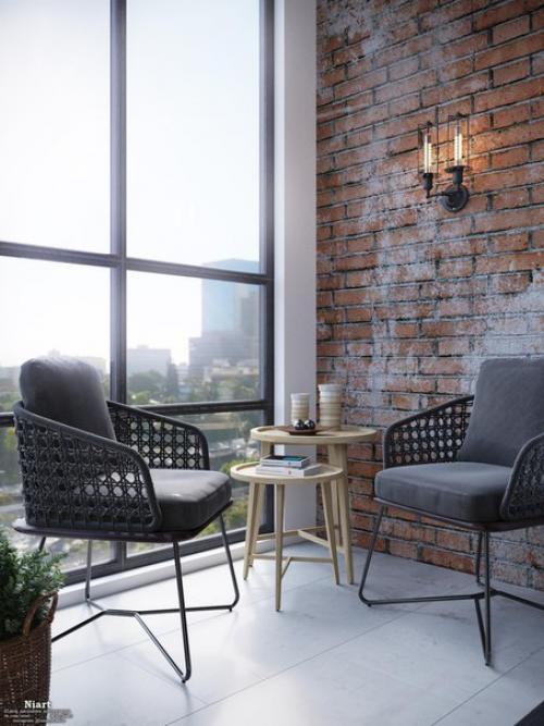 Современный дизайн двухкомнатной квартиры 63, 7 кв. 06