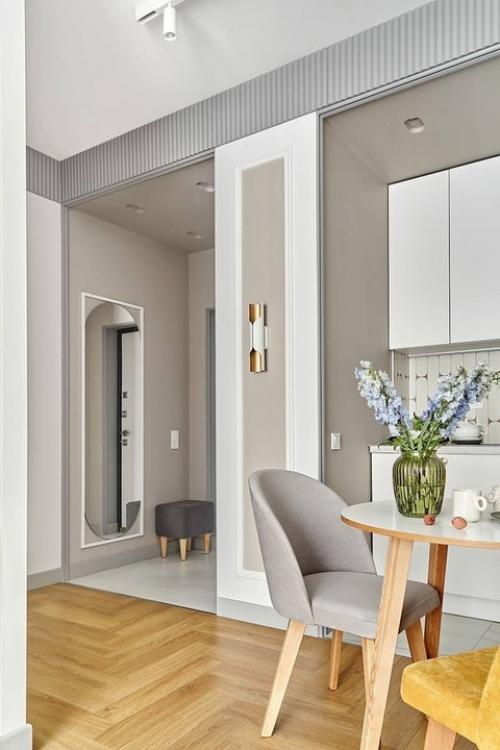 В квартире царит атмосфера весны круглый год благодаря функциональному и уютному интерьеру. 01