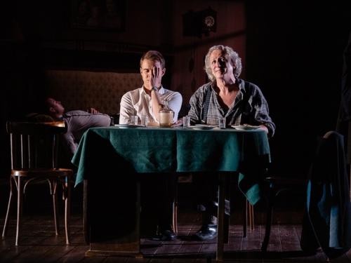 В декорациях к спектаклю Старший сын использован фрагмент картины Алексея Саврасова грачи прилетели, которую художник написал в 1871 году. 02 В декорациях к спектаклю Старший сын использован фрагмент картины Алексея Саврасова грачи прилетели, которую художник написал в 1871 году. 02