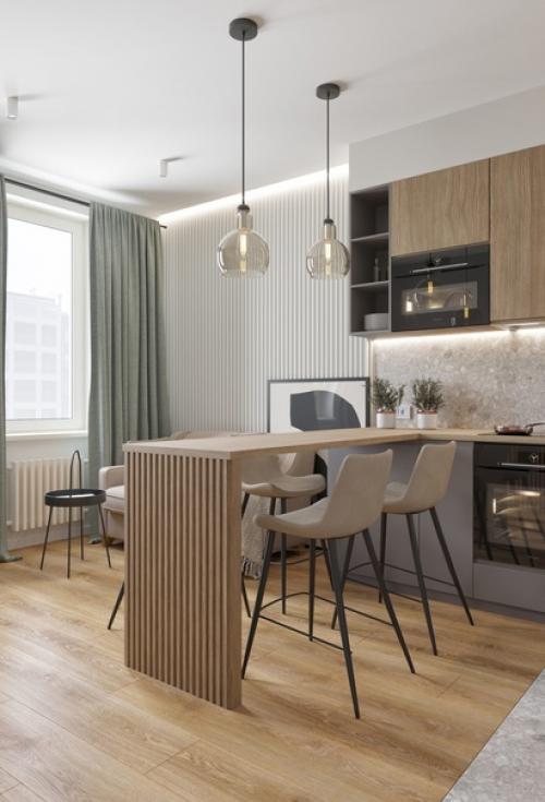 Проект 1-комнатной квартиры 42 кв. 04