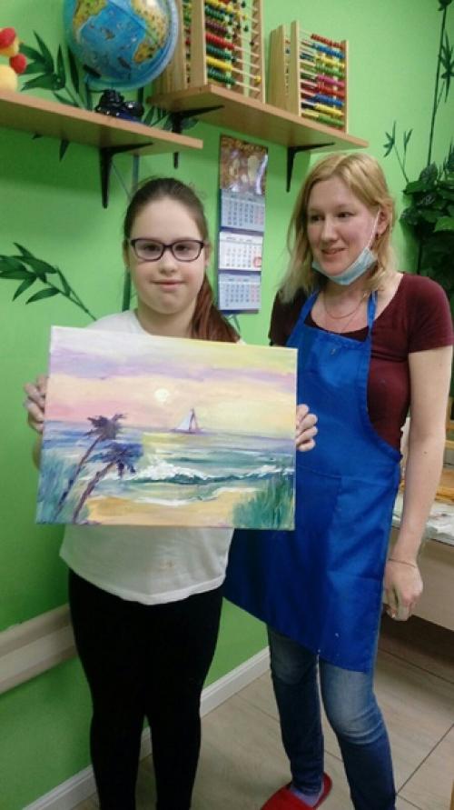 Наша студия рисования под руководством педагога петровой Василины. 03