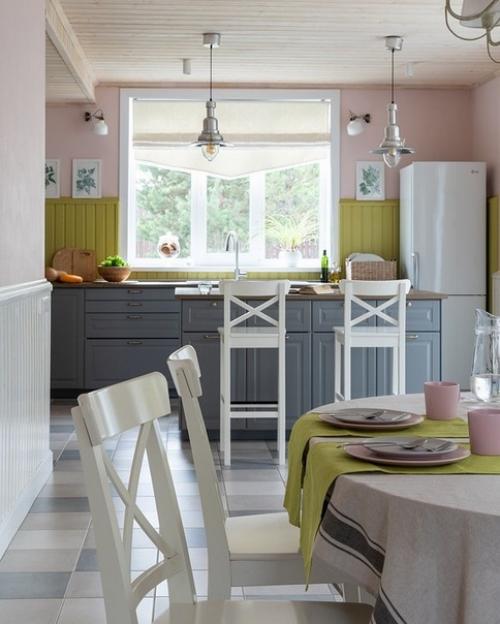 Бюджетная отделка и мебель икеа: интерьер двухэтажного дома для большой семьи. 03