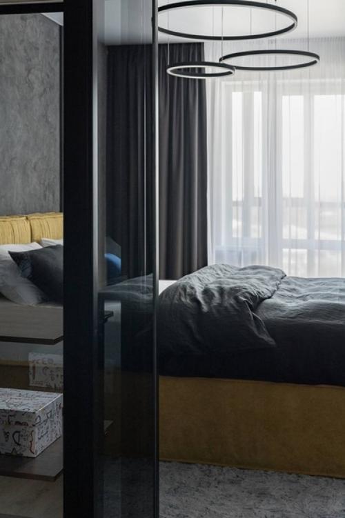 Брутальный интерьер квартиры для молодого человека из Челябинска - проект Ольги Лебедевой. 03