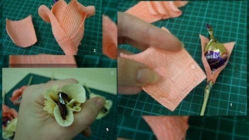 Мастер-класс: букет из конфет? 03