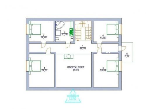 Дом 30 х 20 стильное альпийское шале со спа комплексом. 02
